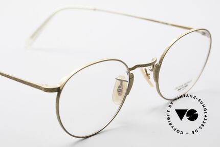 Oliver Peoples OP10 Vintage Brille Panto Rund, ungetragen (wie alle unsere vintage O. Peoples Brillen), Passend für Herren und Damen