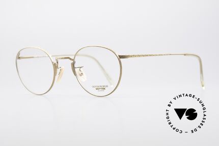 Oliver Peoples OP10 Vintage Brille Panto Rund, O.P. beschreibt sich selbst als "intellektuelle Designs", Passend für Herren und Damen