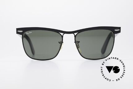 Ray Ban Wayfarer Metal USA B&L Original 80er Brille, zeitlos klassisch mit B&L Mineralgläsern (100% UV), Passend für Herren und Damen