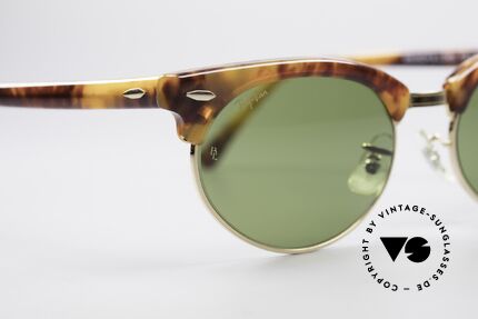 Ray Ban Clubmaster Oval 80er Bausch & Lomb Brille, KEINE Retrosonnenbrille, eine 30 Jahre alte Rarität, Passend für Herren und Damen