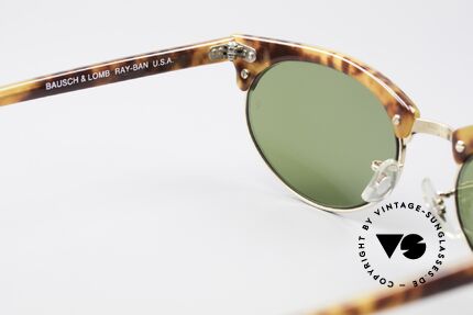 Ray Ban Clubmaster Oval 80er Bausch & Lomb Brille, orig. Name: Clubmaster Oval, W1265, RB-3, 54 x 19, Passend für Herren und Damen