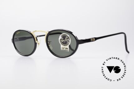 Ray Ban Cheyenne Style III B&L USA Sonnenbrille Oval, edler Rahmen mit G15 Bausch & Lomb Mineralgläsern, Passend für Herren und Damen