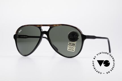 Ray Ban Traditionals Style A Alte Aviator Sonnenbrille USA, alte B&L USA Piloten-Sonnenbrille aus den 90ern, Passend für Herren