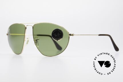 Ray Ban Fashion Metal 2 Aviator Style Sonnenbrille, hochwertige Bausch&Lomb Mineralgläser (B&L), Passend für Herren