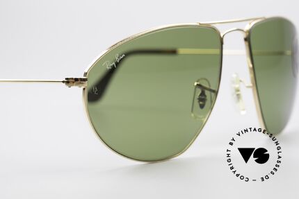 Ray Ban Fashion Metal 2 Aviator Style Sonnenbrille, ungetragen (wie alle unsere alten USA Ray-Bans), Passend für Herren