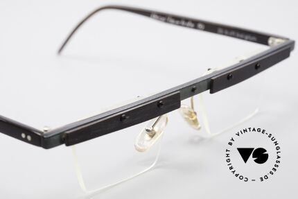 Theo Belgium Lambeta Büffelhorn Brillenfassung, sozusagen: vintage Brillenfassung mit Symbol-Charakter, Passend für Herren