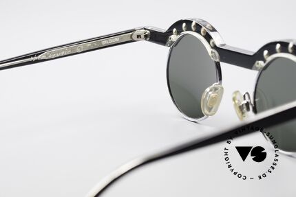Theo Belgium Revoir Runde Strass Sonnenbrille, sozusagen: VINTAGE Sonnenbrille mit Symbol-Charakter, Passend für Damen
