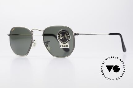 Ray Ban Classic Style III B&L USA Sonnenbrille Antik, entsprechend lackiert in "antik-silber" od. "alt-silber", Passend für Herren und Damen