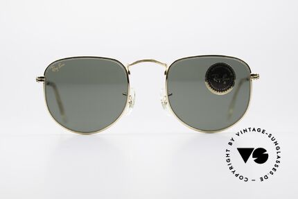 Ray Ban Classic Style II Klassische Sonnenbrille B&L, basierend auf Bausch&Lomb Modellen der 20er Jahre, Passend für Herren und Damen