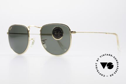 Ray Ban Classic Style II Klassische Sonnenbrille B&L, mit filigranen Ziselierungen an der gesamten Fassung, Passend für Herren und Damen