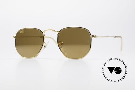 Ray Ban Classic Style III Diamond Hard Gold Verspiegelt Details