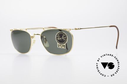 Ray Ban Deco Metals Carre Rare B&L USA Sonnenbrille, beste Passform und wirklich angenehm zu tragen, Passend für Herren und Damen