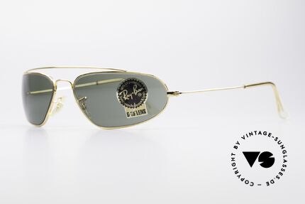 Ray Ban Fugitives Modified Aviator 90er Bausch & Lomb Brille, in gold mit d. legendären G15 B&L Mineralgläsern, Passend für Herren