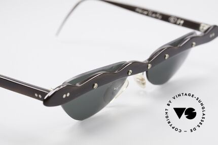 Theo Belgium Beta Büffelhorn Sonnenbrille, ungetragenes Theo-Einzelstück für die, die sich trauen ;), Passend für Damen