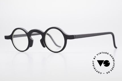Theo Belgium Fax Vintage Designer Brille Rund, gemacht für die 'Avantgarde' und für Individualisten, Passend für Herren und Damen