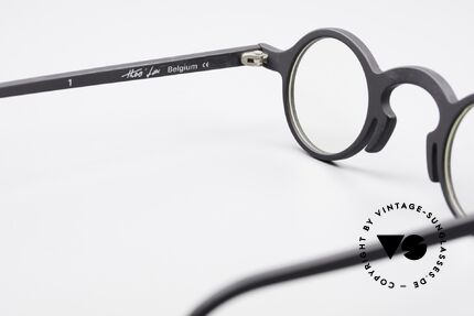 Theo Belgium Fax Vintage Designer Brille Rund, sozusagen: eine Designer-Brille mit Symbol-Charakter, Passend für Herren und Damen