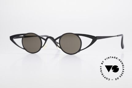 Theo Belgium Saturnus Runde Designer Sonnenbrille Details