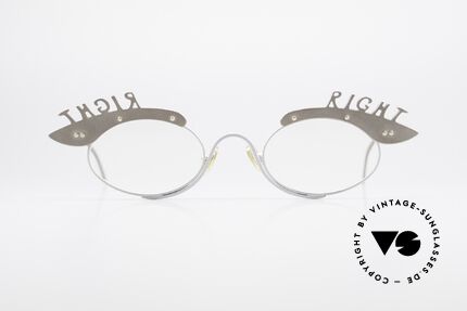 Theo Belgium Pro6 & Pro7 Zwei Brillen Links und Rechts, dieses witzige Brillenpaar sorgt für etwas Abwechslung, Passend für Damen