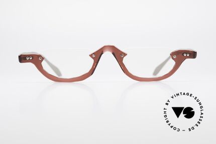 Theo Belgium Eye-Witness AE27 Crazy Vintage Lesebrille, 1989 gegründet als GEGENPOL zum üblich 'Mainstream', Passend für Herren und Damen