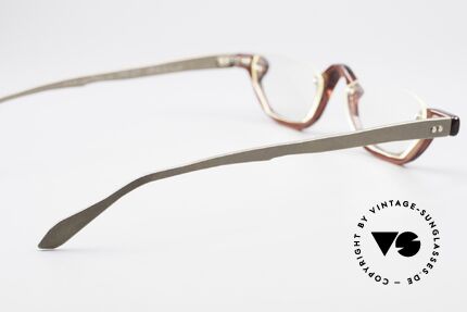Theo Belgium Eye-Witness AE27 Crazy Vintage Lesebrille, ungetragenes Theo-Einzelstück für die, die sich trauen ;), Passend für Herren und Damen