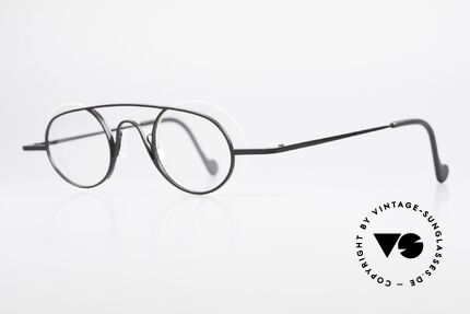 Theo Belgium Wafafa Randlose Vollrand Brille, Gläser werden u.a. durch einen Nylor-Faden gehalten, Passend für Herren und Damen