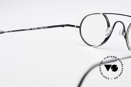 Theo Belgium Wafafa Randlose Vollrand Brille, KEINE RETRObrille; ein ca. 30 Jahre altes ORIGINAL, Passend für Herren und Damen