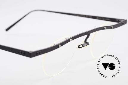 Theo Belgium Tita II 11 Titanium Vintage Brille 90er, ungetragenes Theo-Original und KEINE RETROBRILLE!, Passend für Herren und Damen
