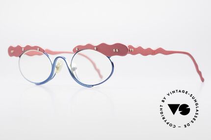 Theo Belgium These Verrückte Vintage Brille, gemacht für die 'Avantgarde' und für Individualisten, Passend für Damen