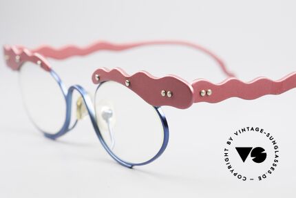 Theo Belgium These Verrückte Vintage Brille, wirklich außergewöhnliche Fassung; ein Kunstobjekt, Passend für Damen