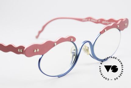 Theo Belgium These Verrückte Vintage Brille, ungetragenes Theo-Exemplar für die, die sich trauen, Passend für Damen