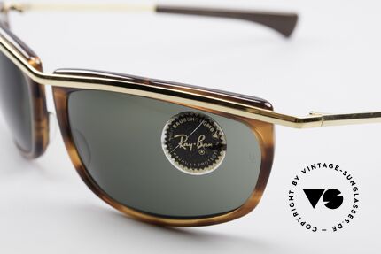 Ray Ban Olympian I Echte Alte Originalbrille, ungetragen (wie alle unsere 80er vintage Ray Bans), Passend für Herren