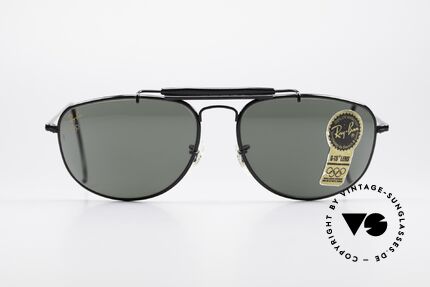 Ray Ban Sport Metal 1992 Olympic Series B&L USA, Größe 61°15 mit legendären G-15 B&L Mineralgläsern, Passend für Herren