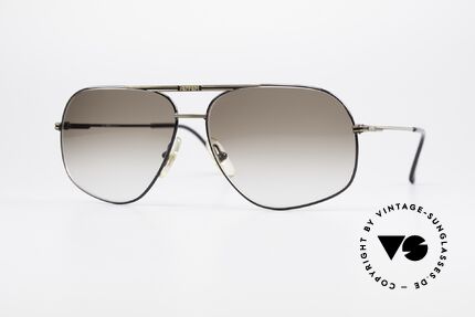 Ferrari F41 Vintage Sonnenbrille No Retro, elegante Ferrari Designersonnenbrille der 80er Jahre, Passend für Herren