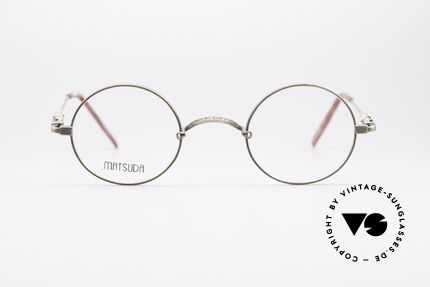 Matsuda 2869 90er Vintage Brille Rund, MATSUDA: ein Synonym für aufwändige Handwerkskunst, Passend für Herren und Damen