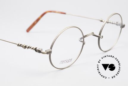Matsuda 2869 90er Vintage Brille Rund, ungetragenes EINZELSTÜCK für alle Qualitäts-Liebhaber, Passend für Herren und Damen