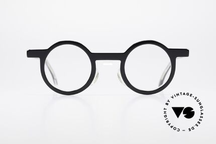 Theo Belgium Phily Runde Designer Brillenfassung, 1989 gegründet als GEGENPOL zum üblich 'Mainstream', Passend für Herren und Damen