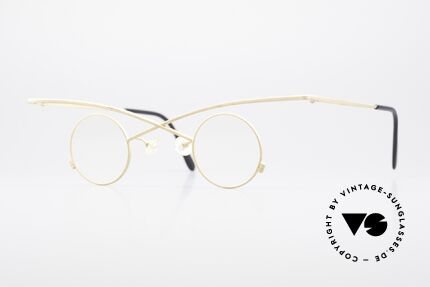 Theo Belgium Dessa Verrückte Vintage Brille, verrückte vintage Brille von THEO Belgium der 90er, Passend für Herren und Damen