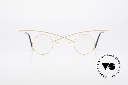 Theo Belgium Dessa Verrückte Vintage Brille, 'Theo' bekannt als Gegenpol zum üblich 'Mainstream', Passend für Herren und Damen