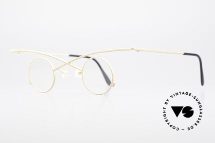 Theo Belgium Dessa Verrückte Vintage Brille, gemacht für die 'Avantgarde' und für Individualisten, Passend für Herren und Damen