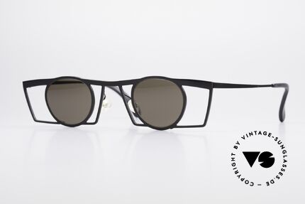 Theo Belgium Jupiter Eckige Designer Sonnenbrille, Theo Belgium: die eigenwilligste Brillenmarke, weltweit, Passend für Herren und Damen