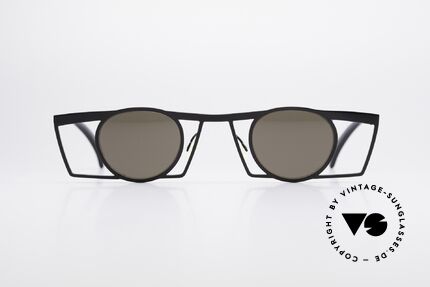 Theo Belgium Jupiter Eckige Designer Sonnenbrille, 1989 gegründet als GEGENPOL zum üblich 'Mainstream', Passend für Herren und Damen