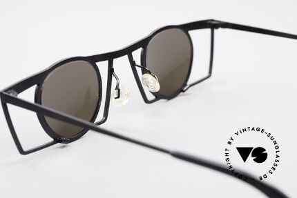 Theo Belgium Jupiter Eckige Designer Sonnenbrille, Größe: medium, Passend für Herren und Damen