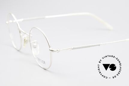 Matsuda 2872 Runde 90er Designer Brille, subtile Design-Elemente zieren den Rahmen, Gr. 44/24, Passend für Herren und Damen