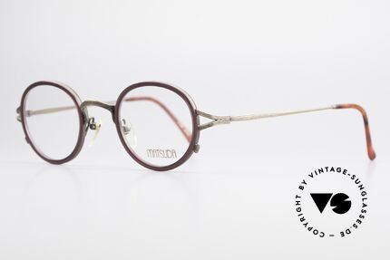 Matsuda 2835 Runde 90er Luxus Brille, unter Kennern längst geschätzt & entsprechend begehrt, Passend für Herren und Damen