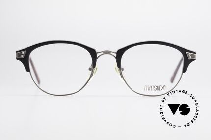 Matsuda 2840 Luxus Vintage Brille Panto, MATSUDA: ein Synonym für aufwändige Handwerkskunst, Passend für Herren und Damen