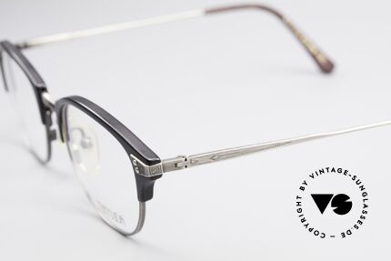 Matsuda 2840 Luxus Vintage Brille Panto, komplette vintage Fassung mit sehr viel Liebe zum Detail, Passend für Herren und Damen