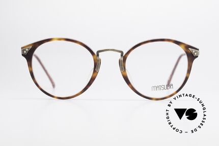 Matsuda 2805 Vintage Brille Panto Style, 1A-Qualität ist hier eine Selbstverständlichkeit, Passend für Herren und Damen