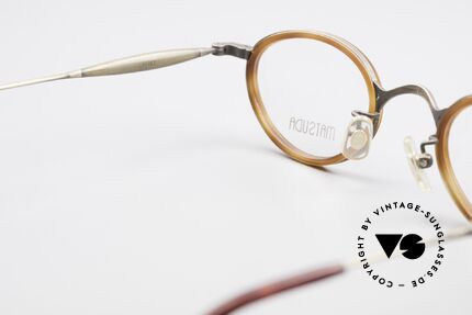 Matsuda 10401 Vintage Luxus Brille Oval, KEINE Retromode; ein ca. 20 Jahre altes Original, Passend für Herren und Damen
