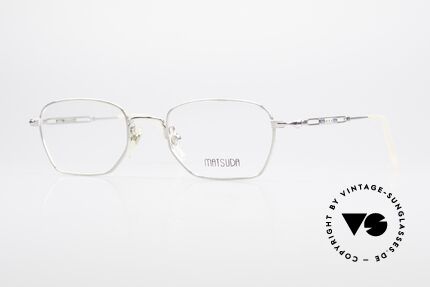 Matsuda 2882 Vintage Brillenfassung Eckig, vintage Matsuda Brillenfassung aus den 1990ern, Passend für Herren
