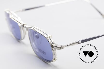 Matsuda 10108 Steampunk Sonnenbrille 90er, also einer Sicht auf die Zukunft, aus einer früheren Zeit, Passend für Herren